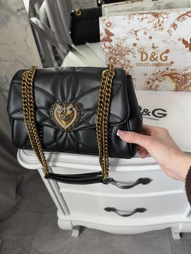 Черная сумочка сумка Dolce&Gabbana Devotion