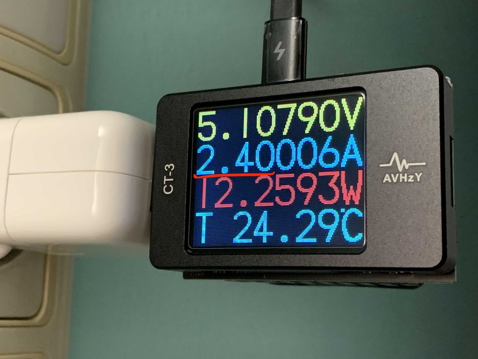 Зарядное устройство Apple 2.4A (12W) для iPhone, оригинал, с комплекта