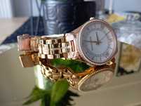 Zegarek damski Michael Kors oryginalny różowe złoto cyrkonie Wrocław