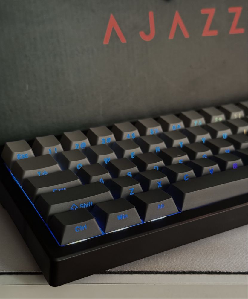 •Клавіатура Ajazz AK 650 Black Gradient Daydream switch + подарунок•