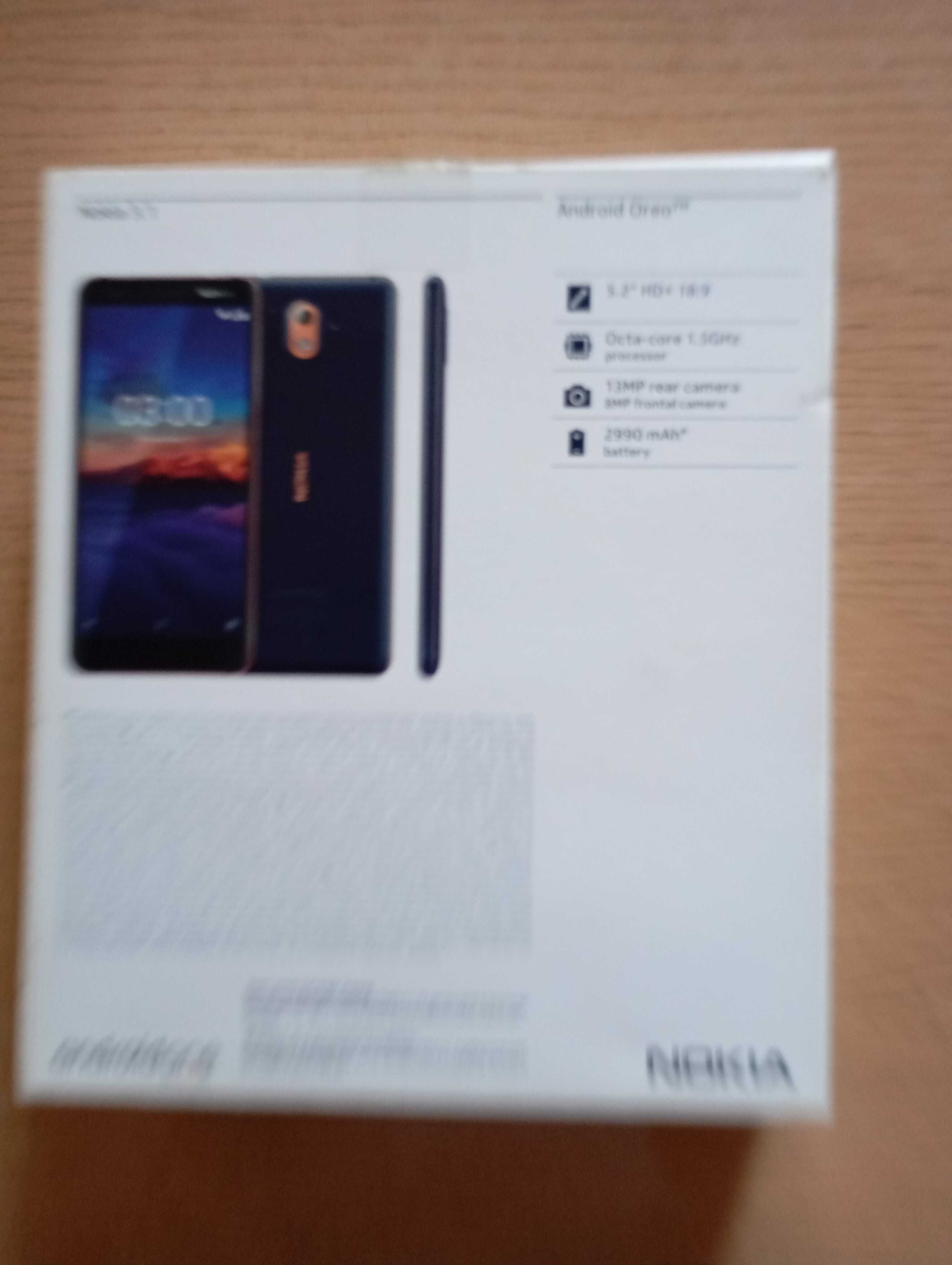 Smartfon Nokia 3.1 w pudełku + etui Gratis!