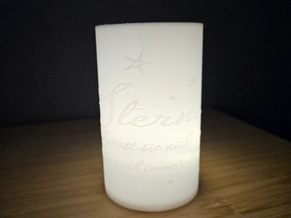 Tealight Amizade com Frase
