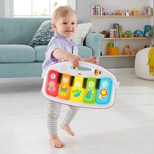 Коврик развивающий с пианино Fisher-Price Deluxe Piano Gym