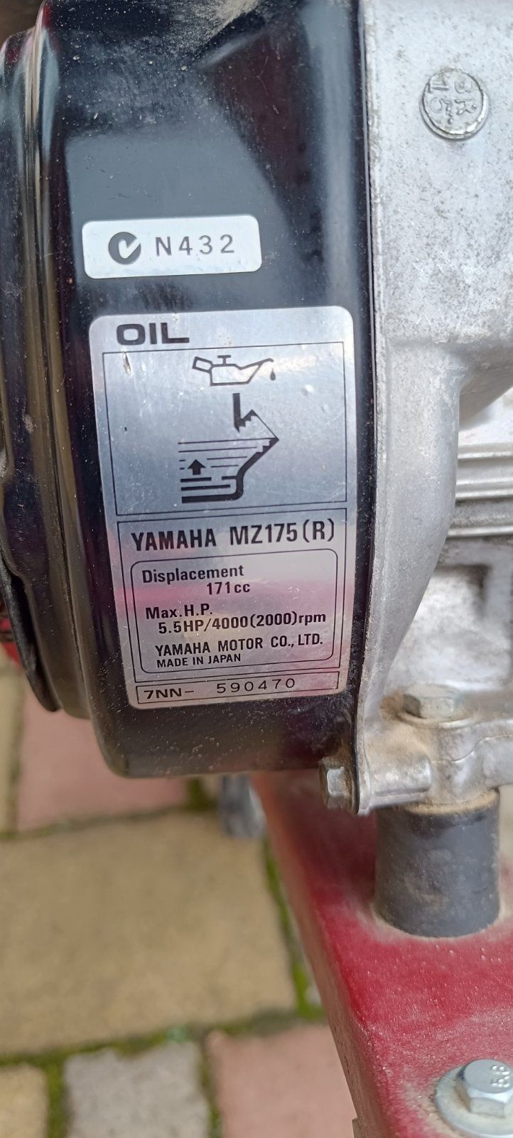 Генератор 3.5 кВт YAMAHA MZ175