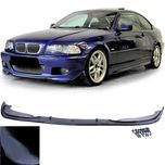 Spoiler dianteiro preto brilhante para BMW Série 3 E46 Coupé Cabriolet