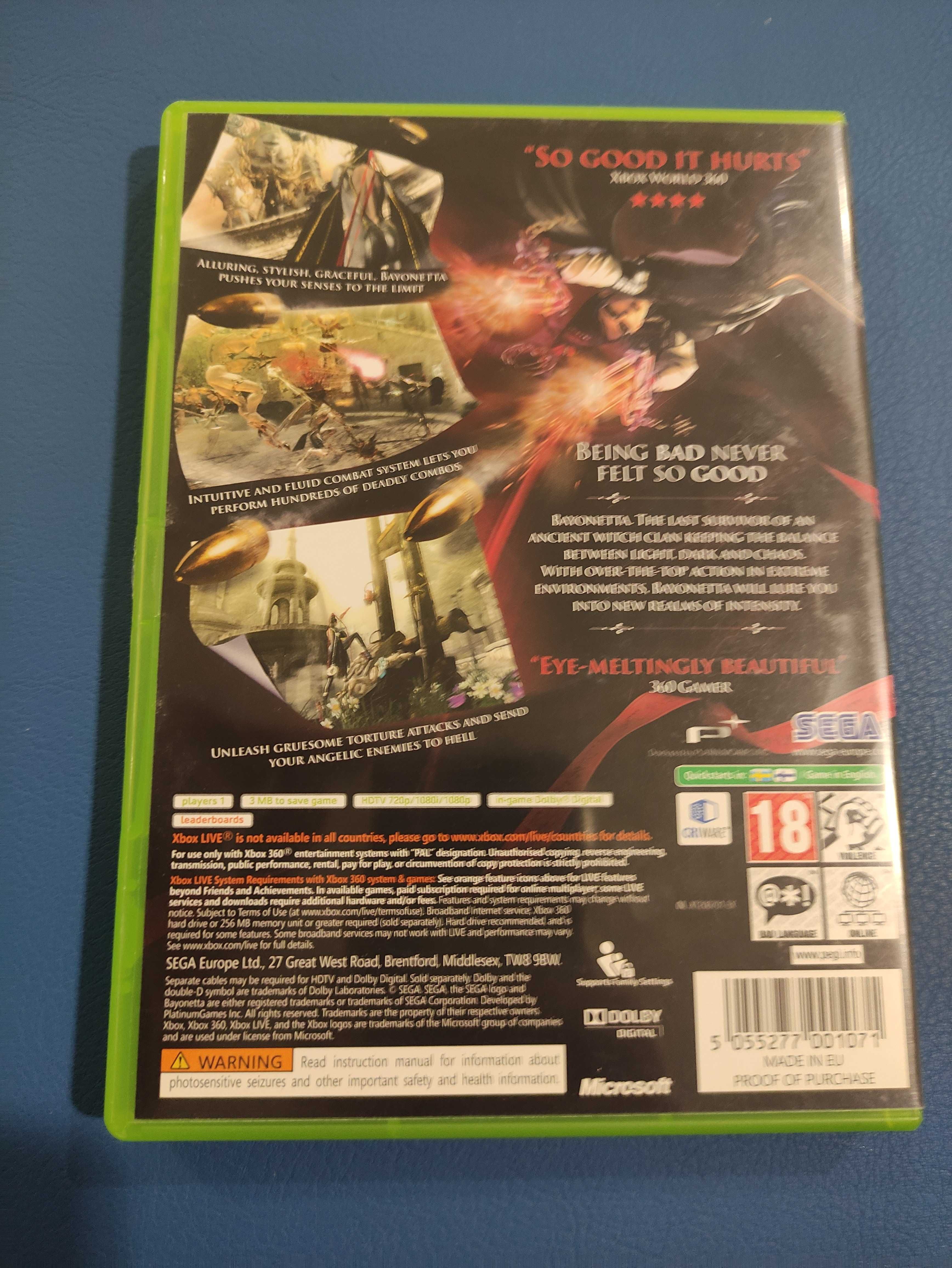 Bayonetta Xbox 360 Komplet ANG