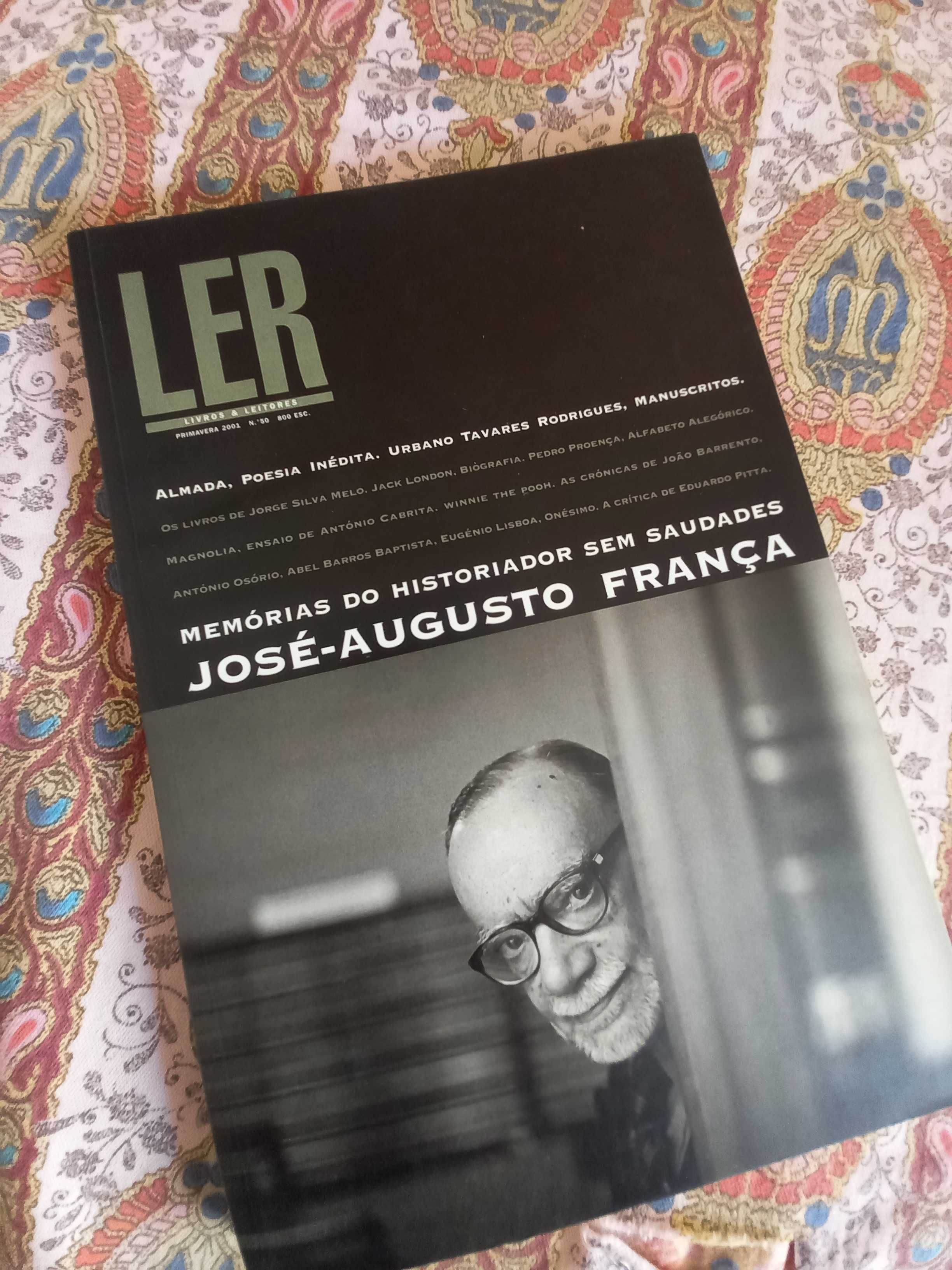 Revista Ler Memórias do Historiador Sem Saudades José Augusto França