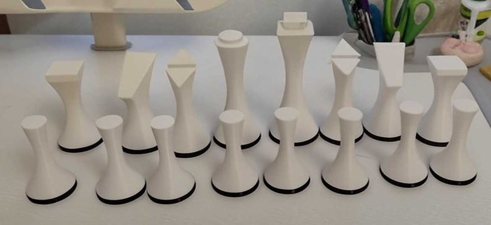 Ексклюзивний набір фігур для шахів “Мінімалізм”. Шахматные фигуры