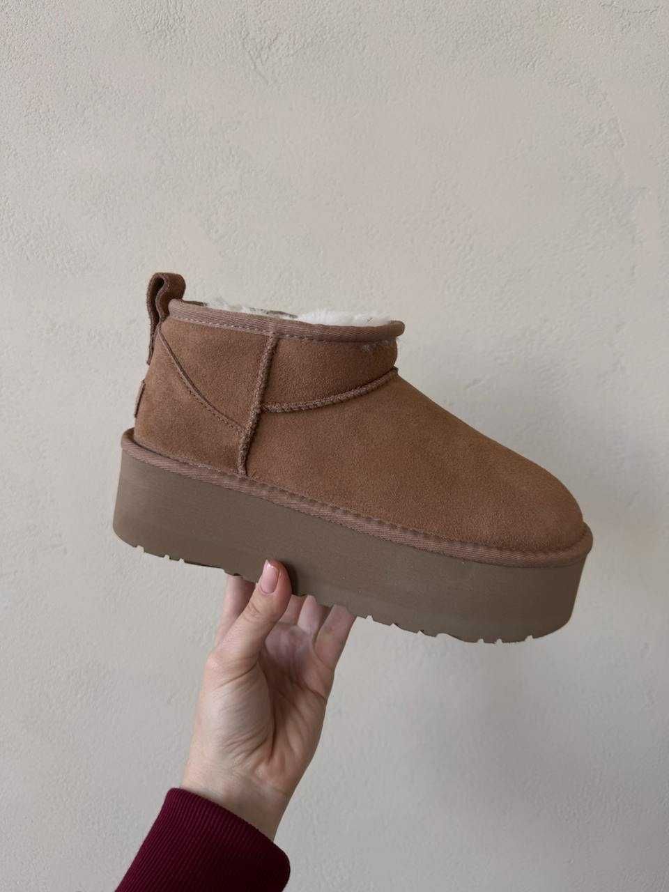 Розпродаж UGG Ultra Mini Platform Ginger коричневые УГГ ультра міні