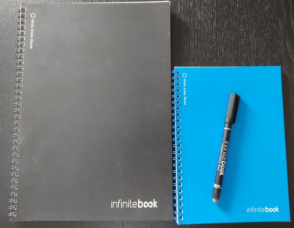 2 Cadernos Infinitebook + Caneta