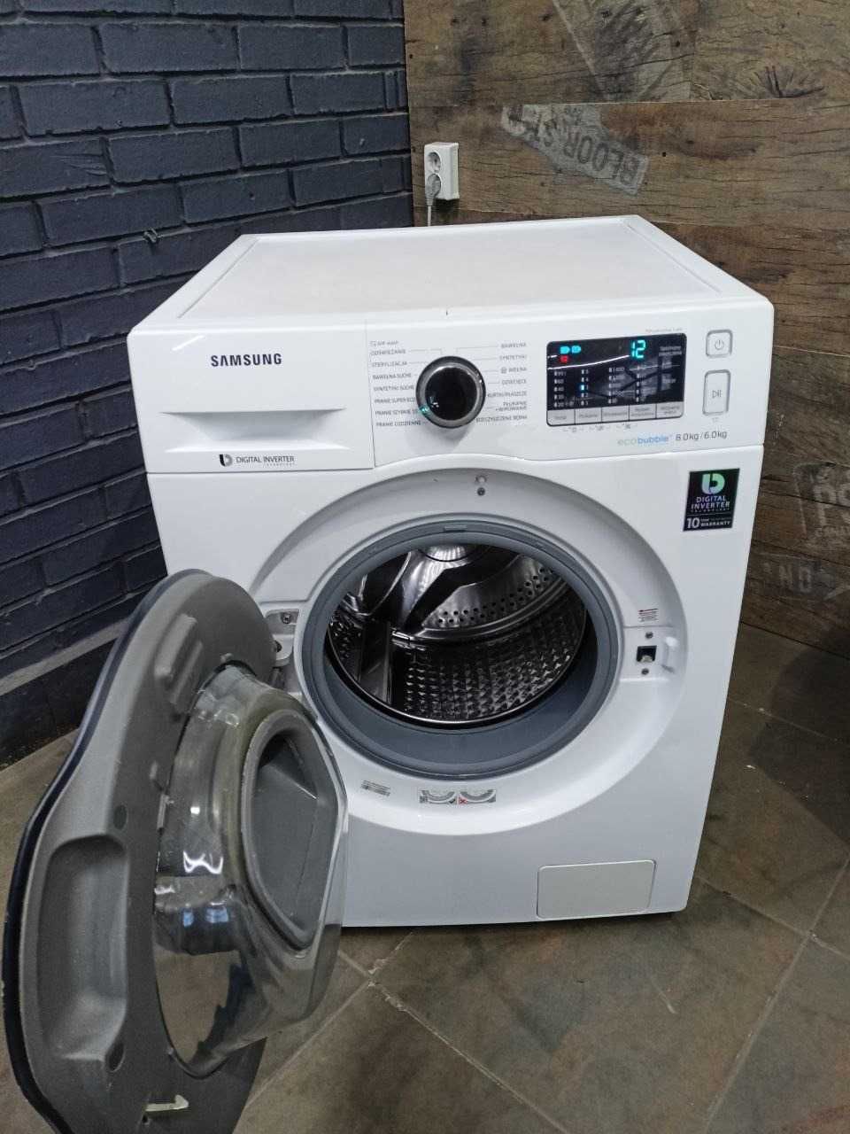 Продам  пральну+сушильну машинку Samsung WD80K5410OWE/EО,на 8\6кг, б\у