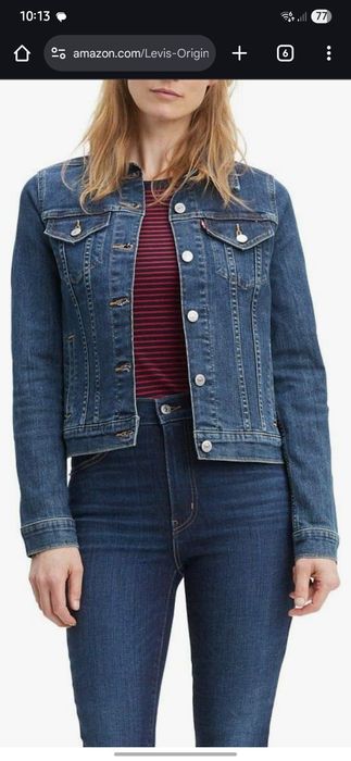 Куртка джинсова Levi's S Оригінал Нова Піджак Блейзер