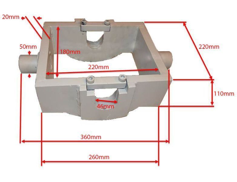SIŁOWNIK Hydrauliczny 2150mm 17T WYWRÓT 3 STRONY +TULEJKI [7437]