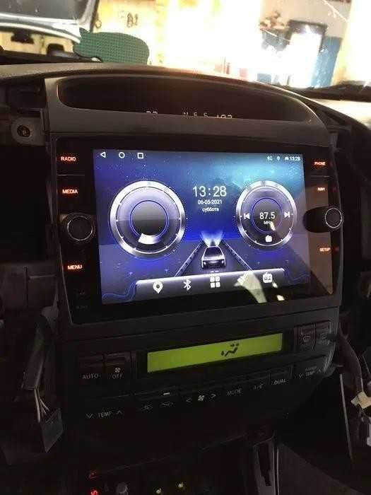 Магнітола Toyota Prado 120 з крутилками