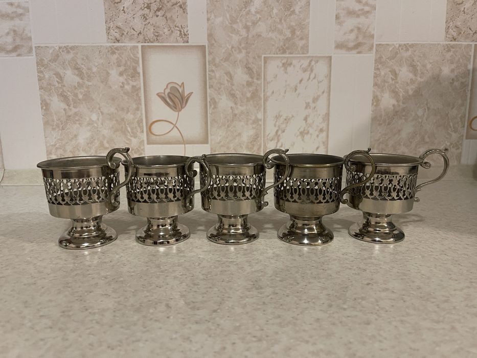 Продам металічні підстаканники