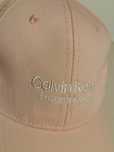 Calvin Klein czapka z daszkiem różowa CK pink