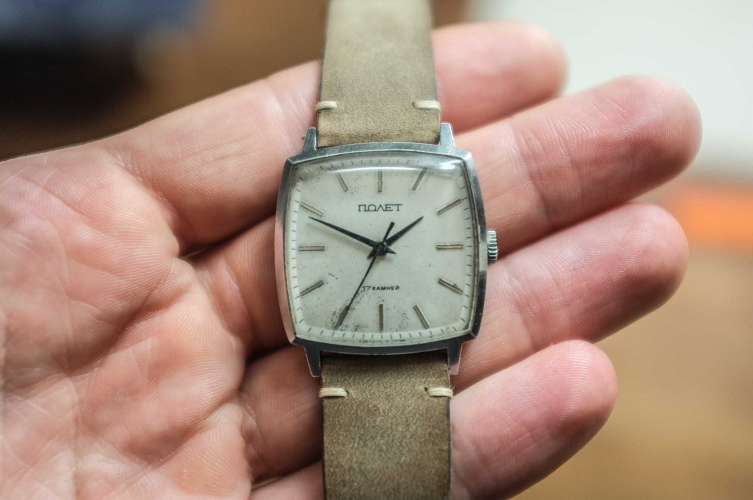 zegarek Poljot - elegancka kostka z lat 70