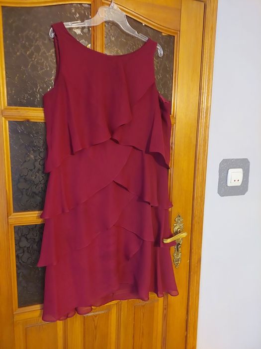 Sukienka bordowa
