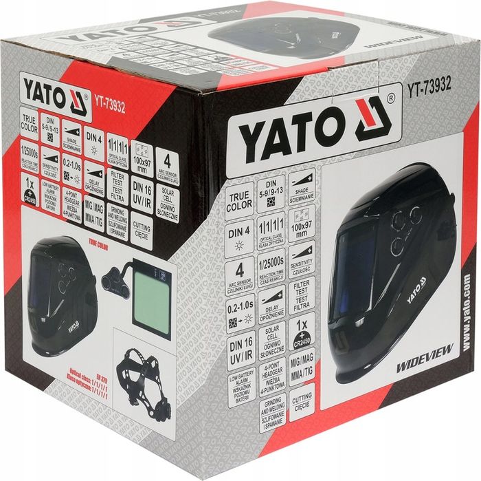 Yato Przyłbica Spawalnicza Do Spawania Wideview True Color Samościemni