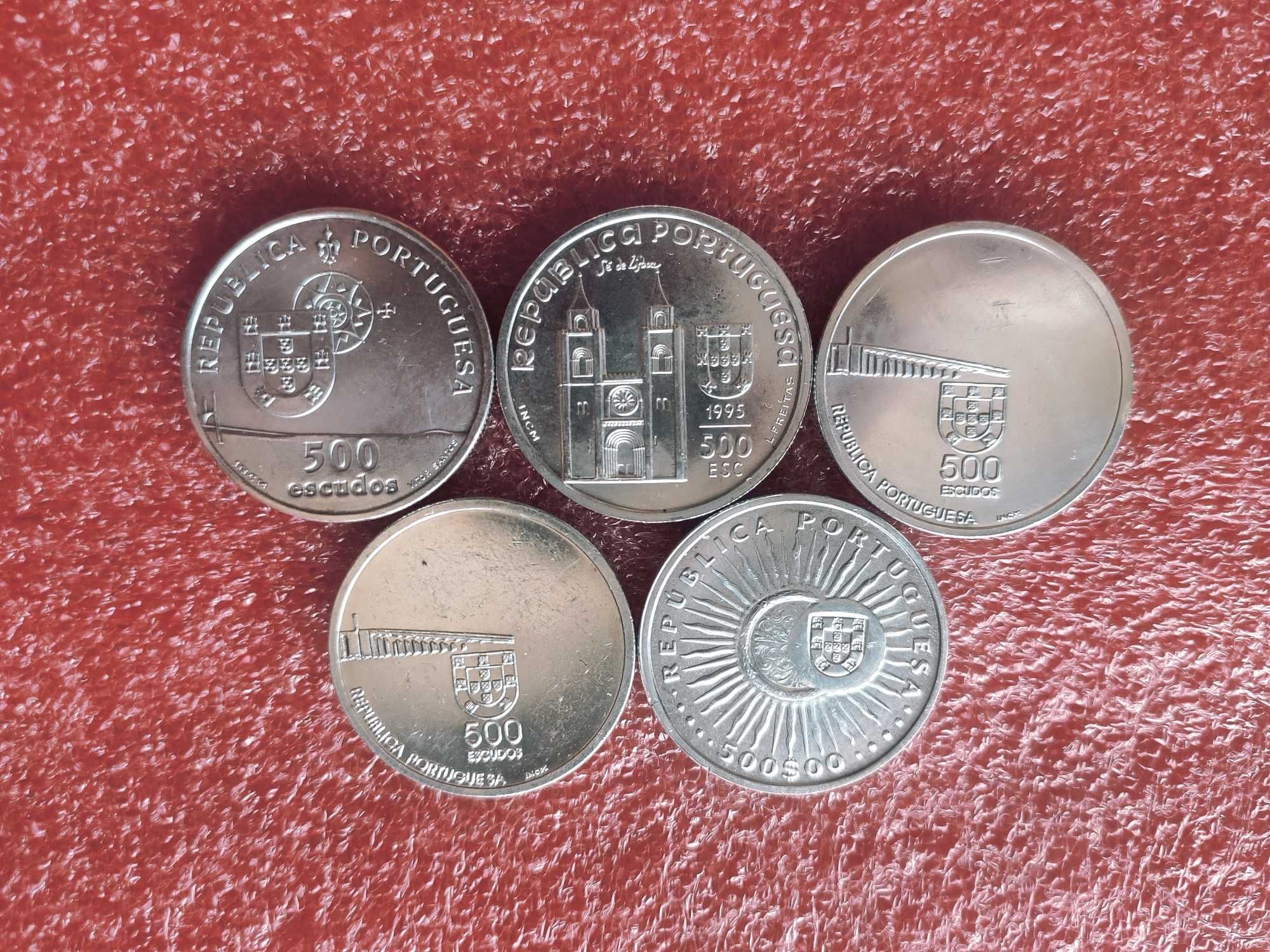 5 Moedas Comemorativas 500$ (reservadas)