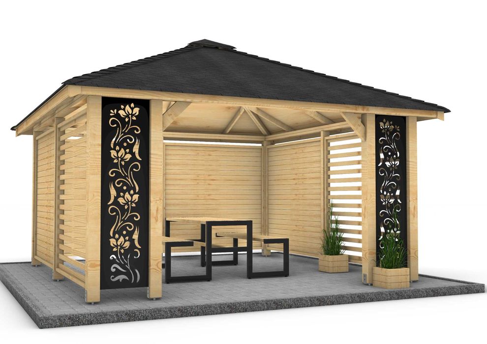 Altana Altanka Drewniana Pergola Altana Ogrodowa Altana Nowoczesna