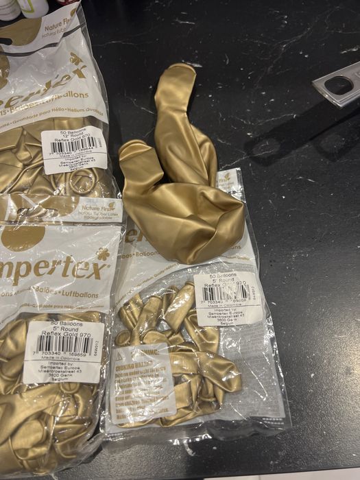 Balony sempertex gold