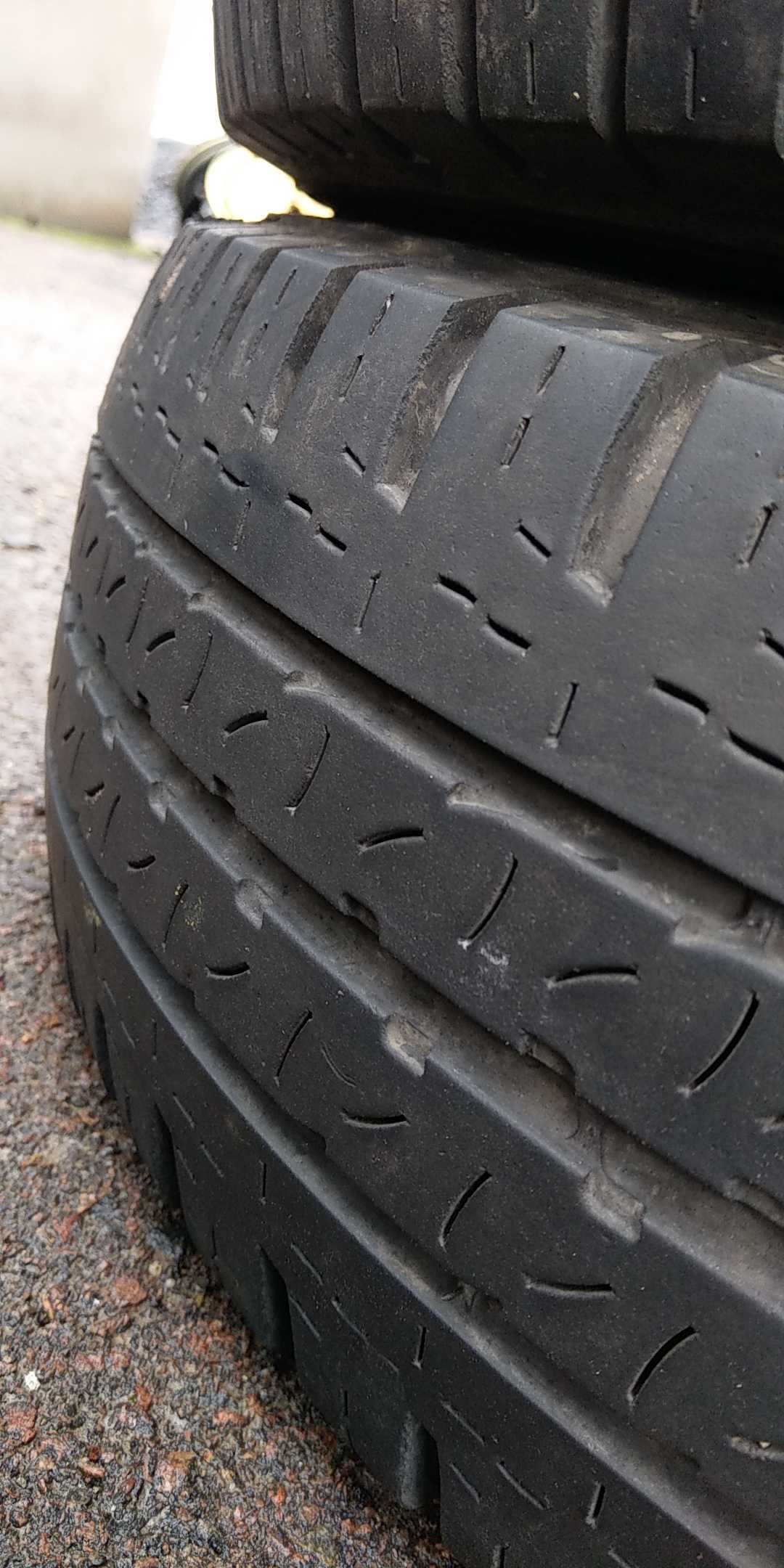 Шини літні KLEBER TRANSPRO 215/75 R16c с 5.3mm колеса б у покришки