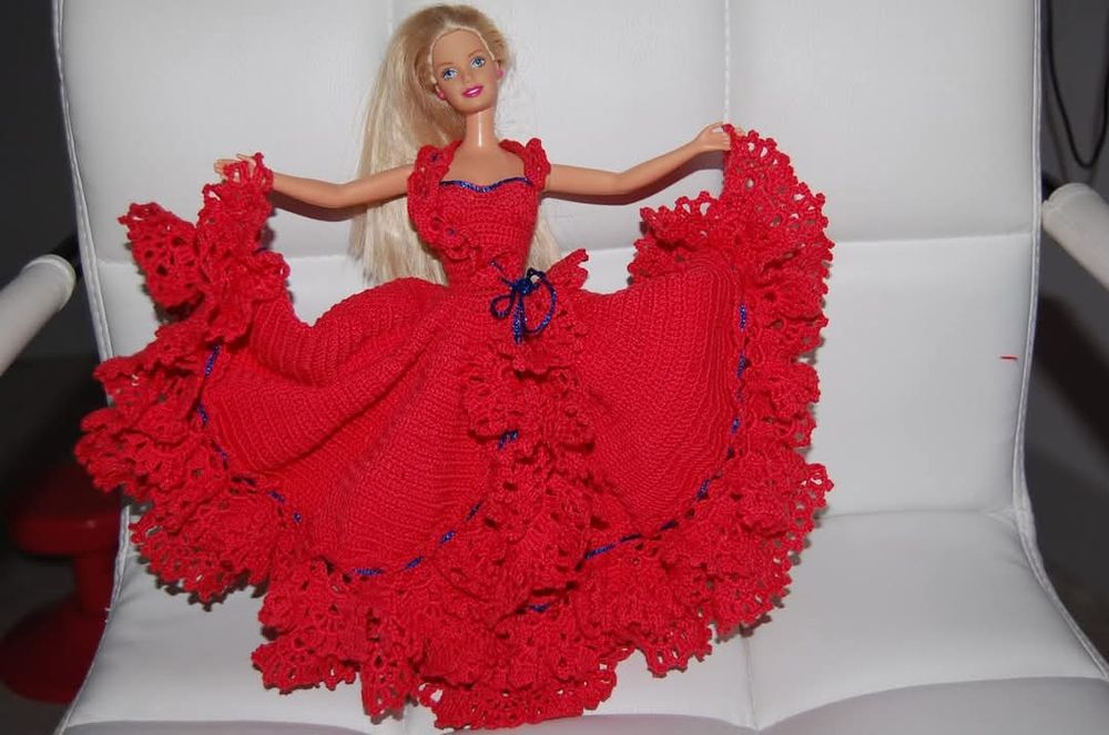 Sukienka dla barbie jedyna taka na świecie