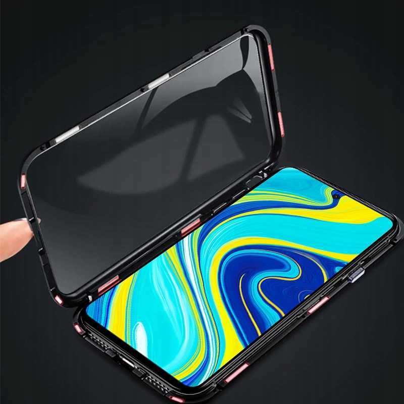 Etui 3w1 Magnetic GLASS 360° - Aluminium do Xiaomi Redmi Note 9S