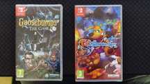 Jogos nintendo switch - ty tasmanian tiger hd e goosebumps novos