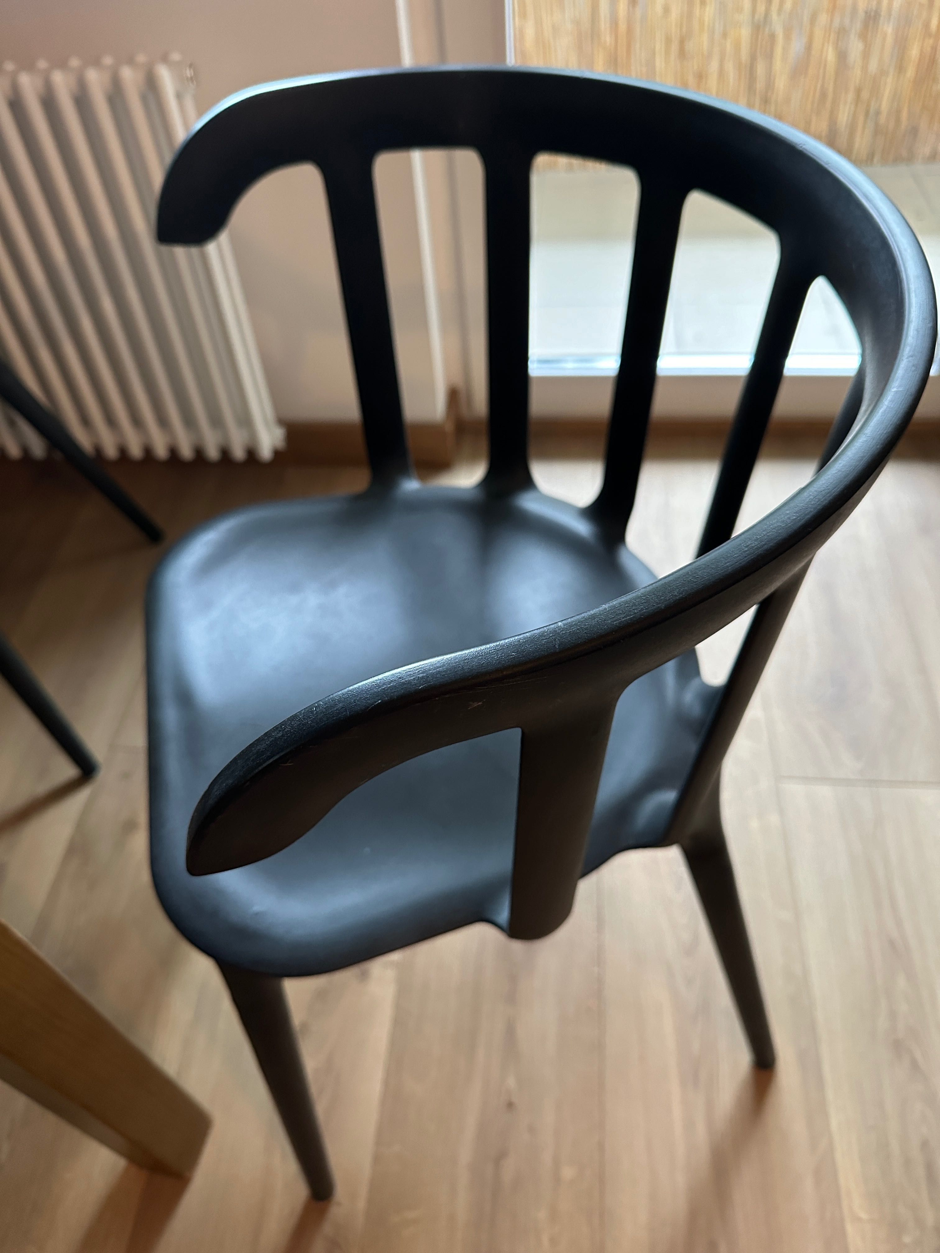 Krzesła Ikea ps, 2012, 2 sztuki, czarne