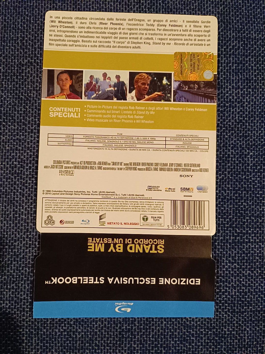 Steelbook Blu ray do filme "Stand By Me" (portes grátis)