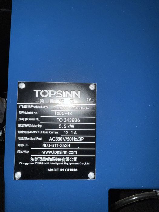 Pochlaniacz oparów / odpylacz Topsinn TODC Laser Plazma