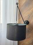 lampa ścienna czarna