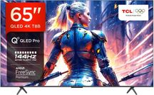 телевізор TCL 65T8B 65-дюймовий QLED Pro 144 Гц, Google TV (2024)