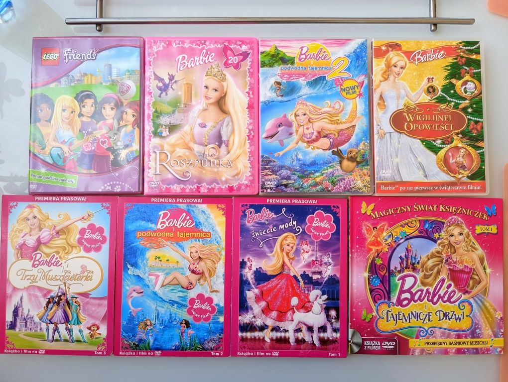 Kolekcja DVD bajek Barbie + GRATIS