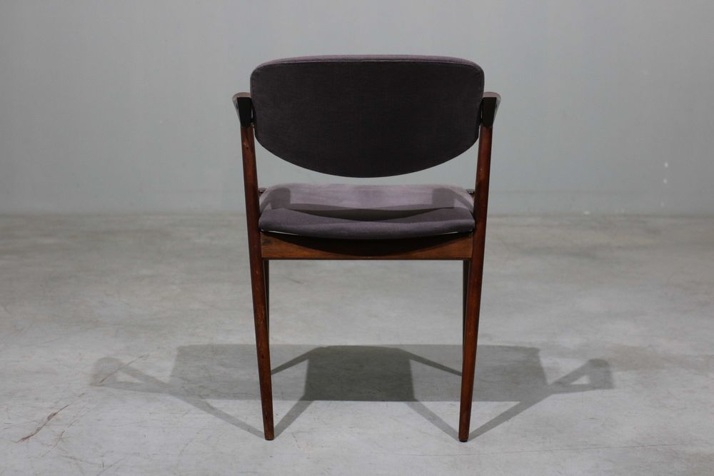 Conjunto de 6 cadeiras Kai Kristiansen modelo 42 em pau santo