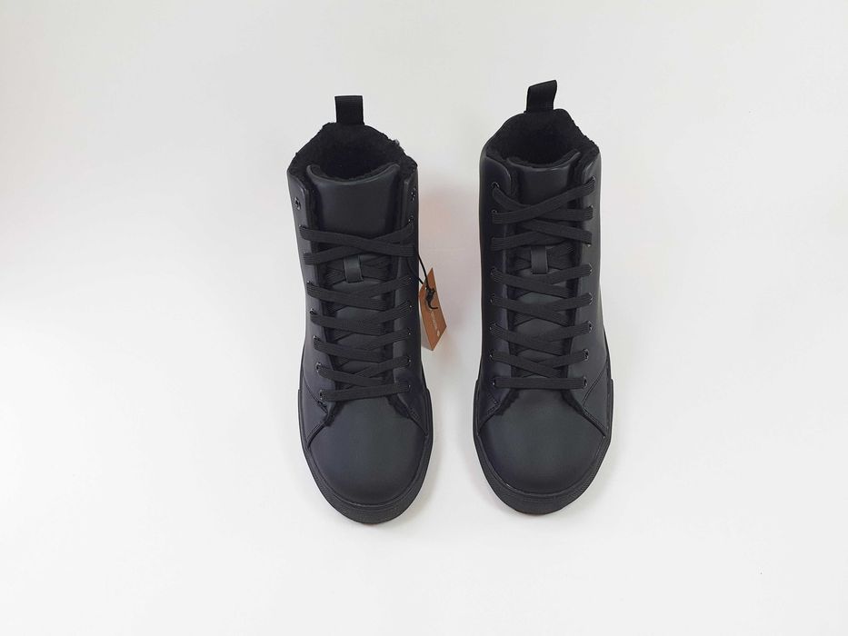 Кеди на меху PIER ONE чорні 41 26-26.5 см