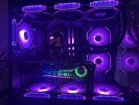 Komputer-akwarium Ryzen 9 5900x, RTX, x570, ram 32GB, 1tb ssdm2, 750w,