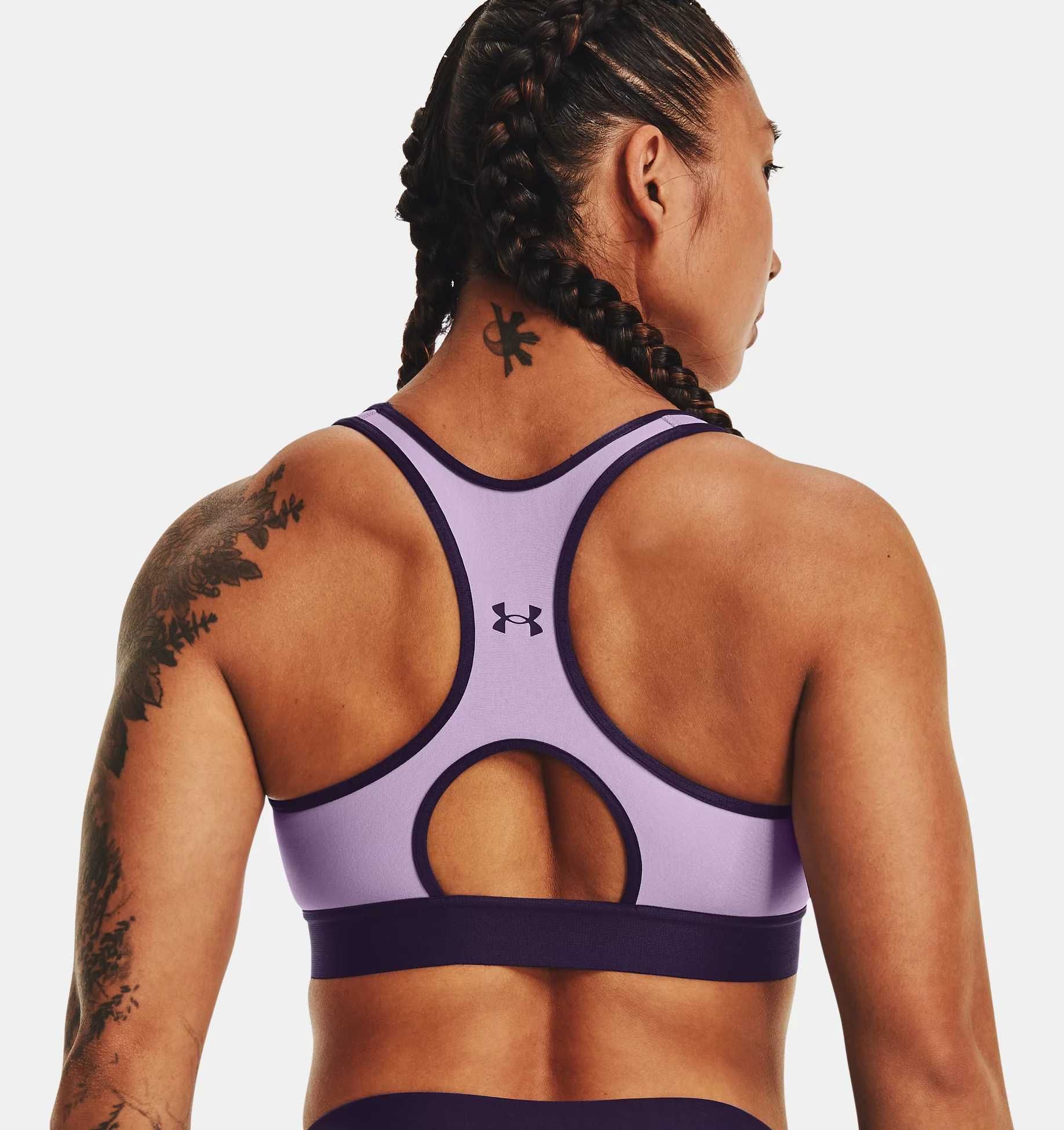 UNDER ARMOUR ładny modny fioletowy biustonosz sportowy top sklep 280zł