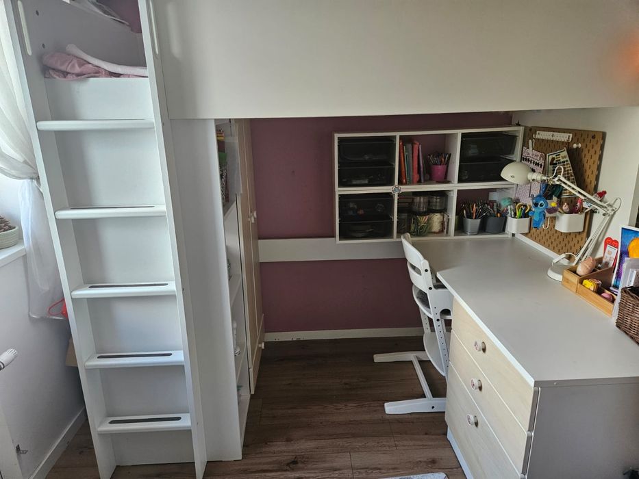 Łóżko na antresoli SMASTAD