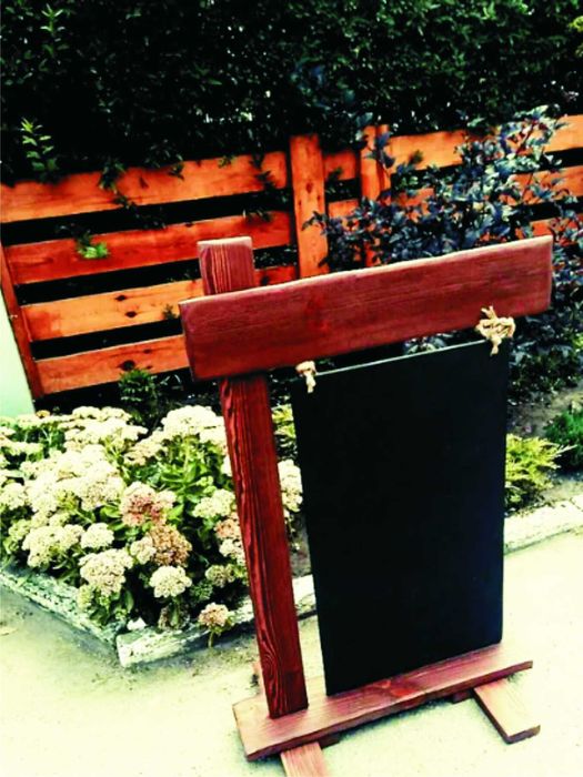 МЕНЮ, доска для мела, мини щит,  штендер мольберт