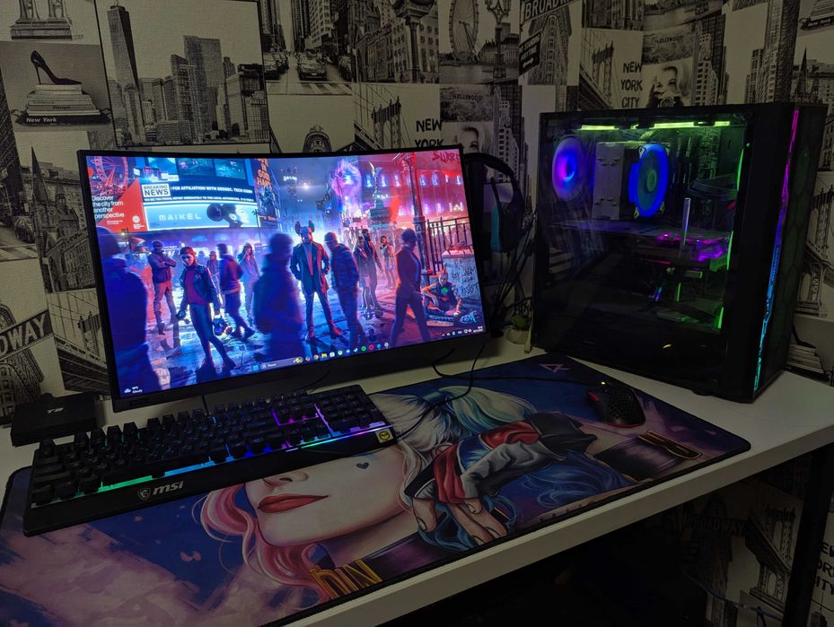 Игровой компьютер! Ryzen 5 5600X | 32Gb RAM | GTX 1070TI | NVMe