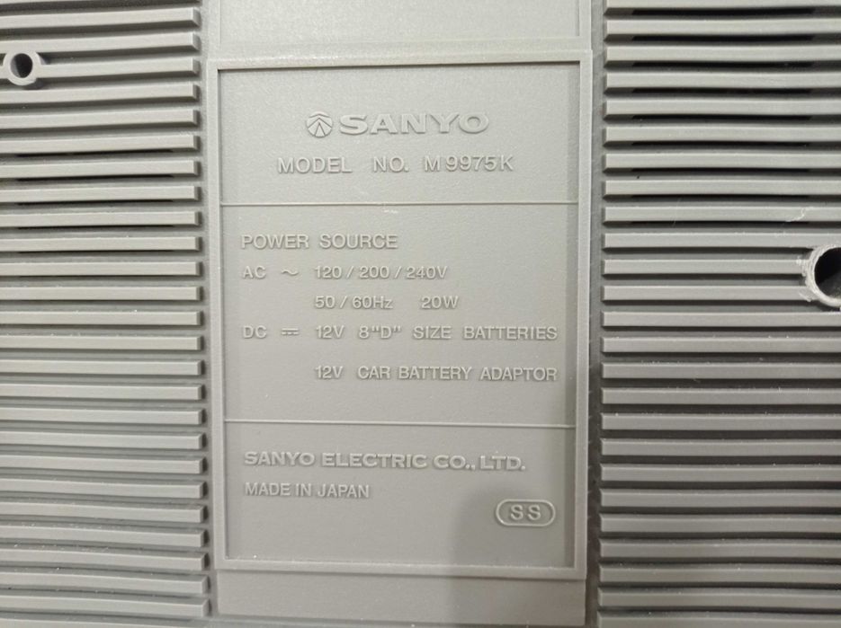 Магнитофон Винтаж SANYO M9975K Japan