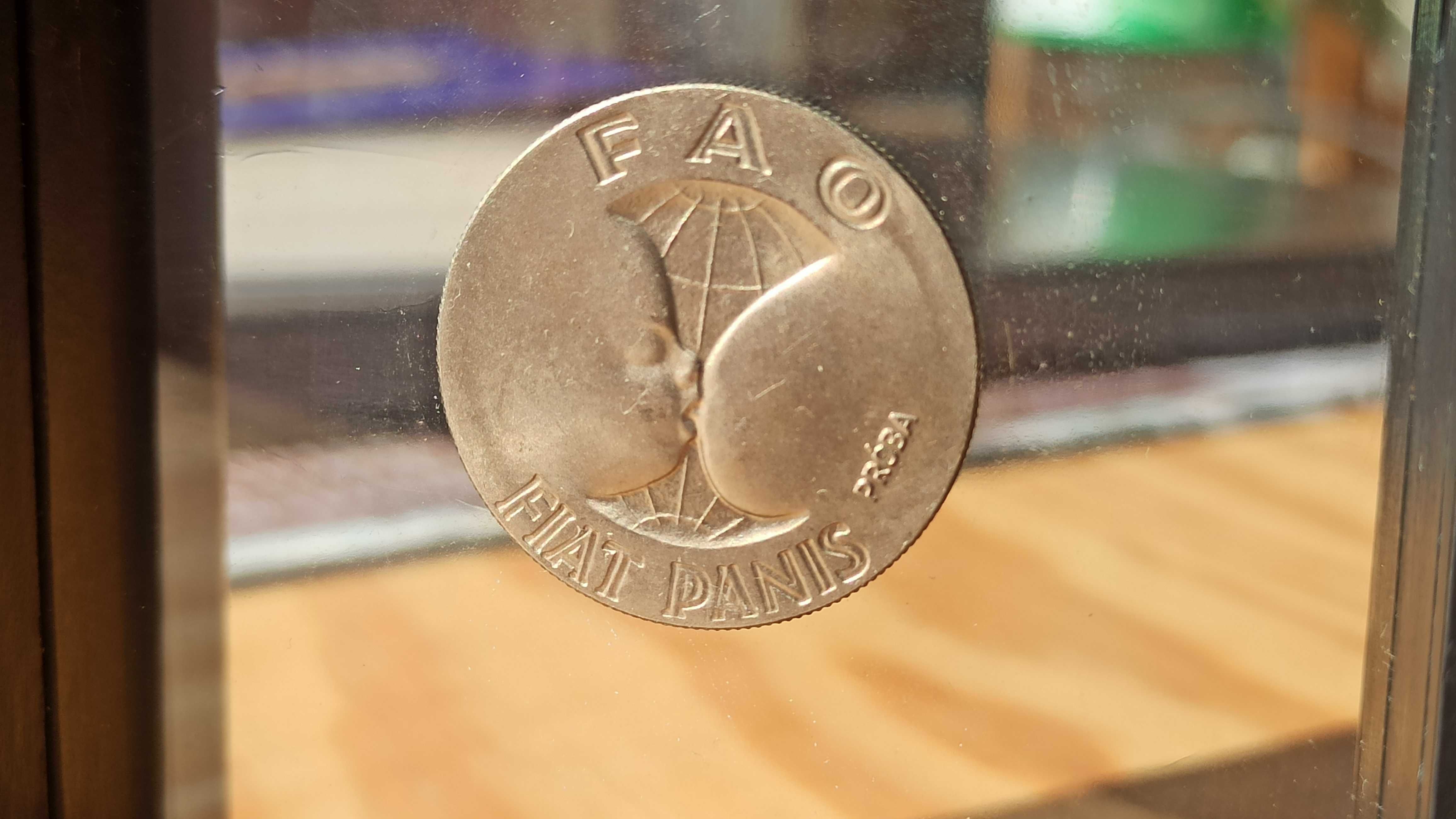 PRL, Moneta 10 złotych FAO Fiat Panis 1971r PRÓBA / Mennicza