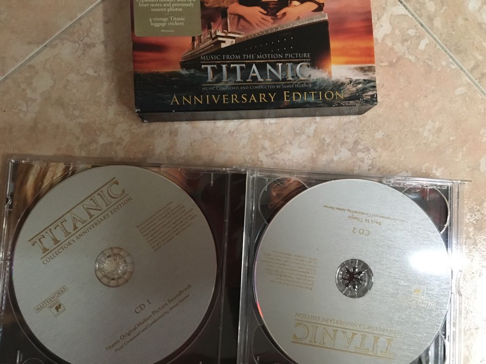 Cd box banda sonora Titanic (ed. colecionador 4 discos)