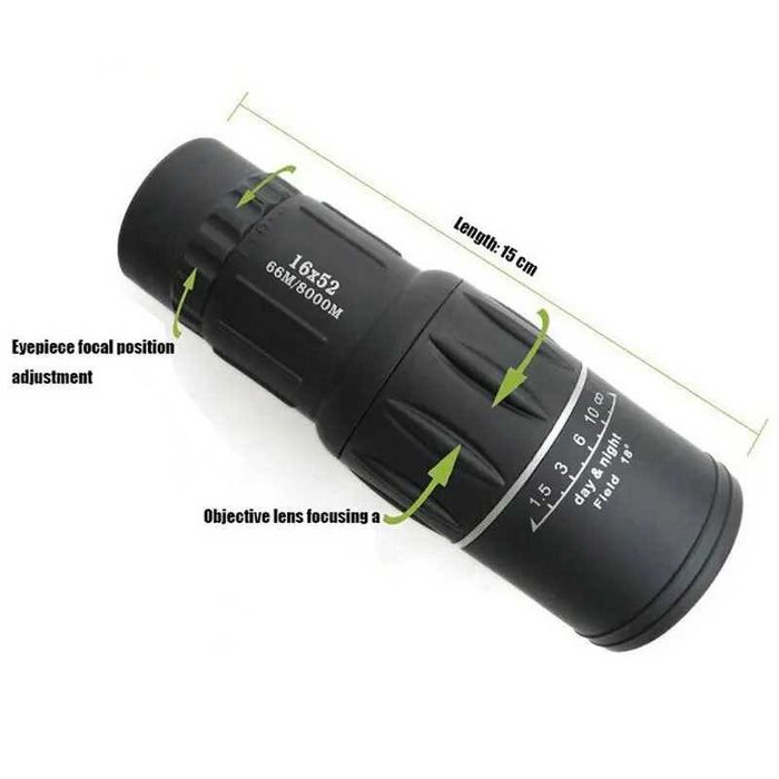 Монокуляр Bushnell 16x52 компактний з подвійною