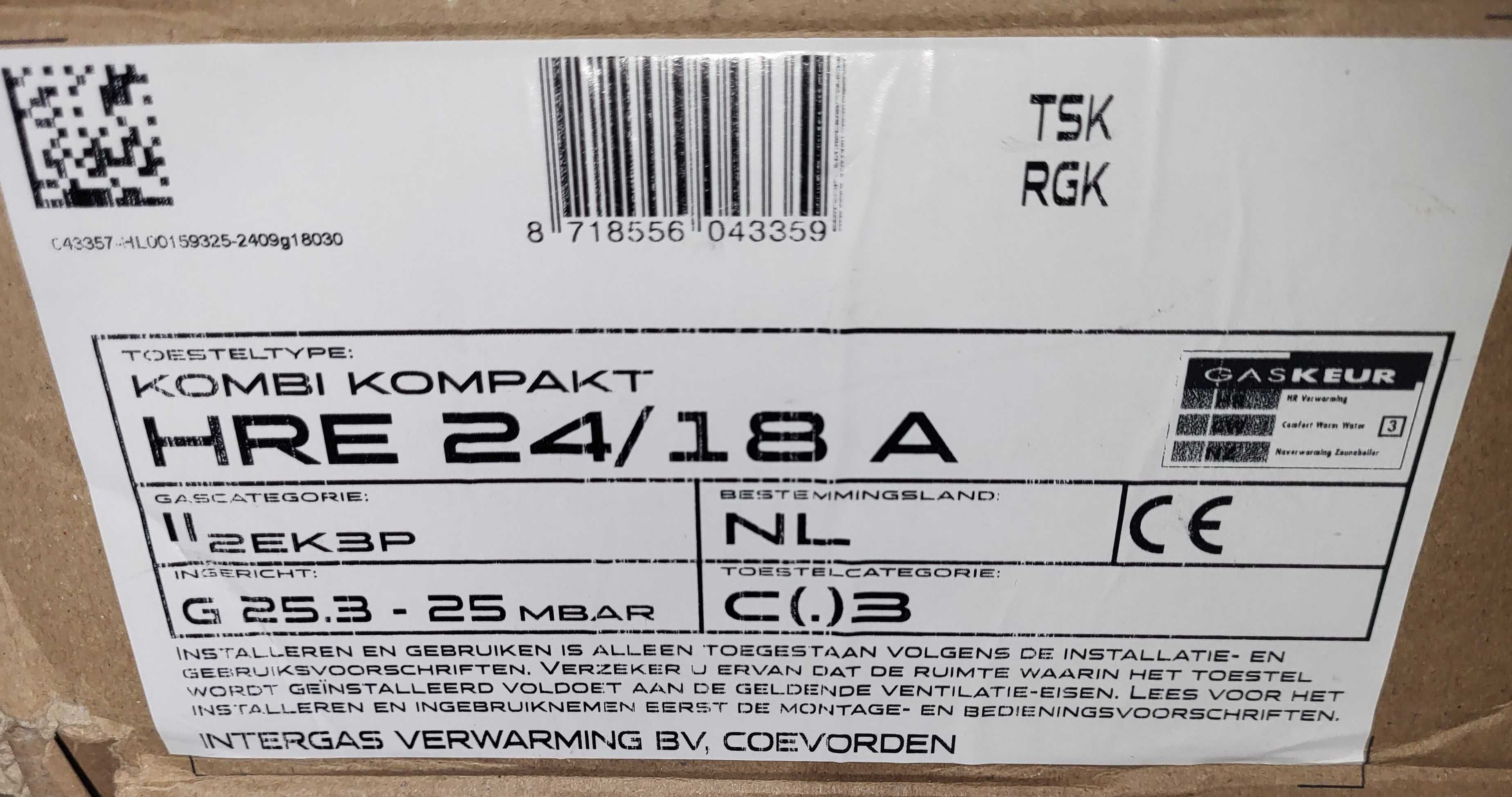 Piec gazowy kondensacyjny ACV Intergas Thermagen 18-48 KW