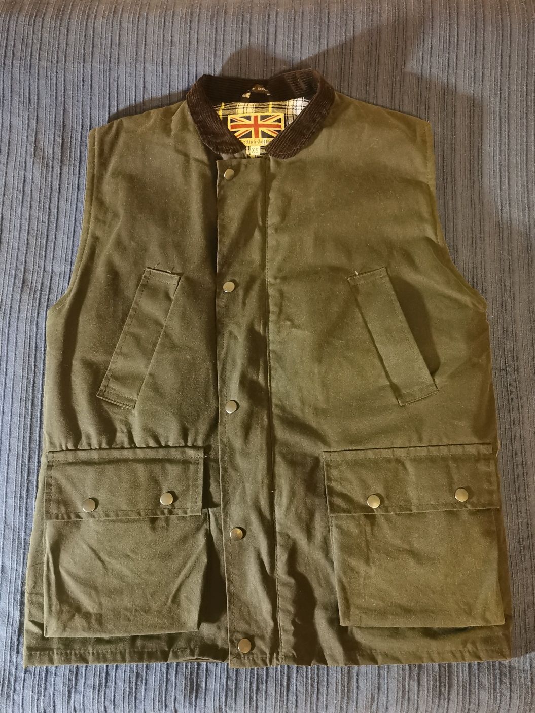 Colete Encebado British Cotton para caça