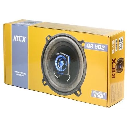 Коаксіальна акустична система Kicx QR-502 та QR-402